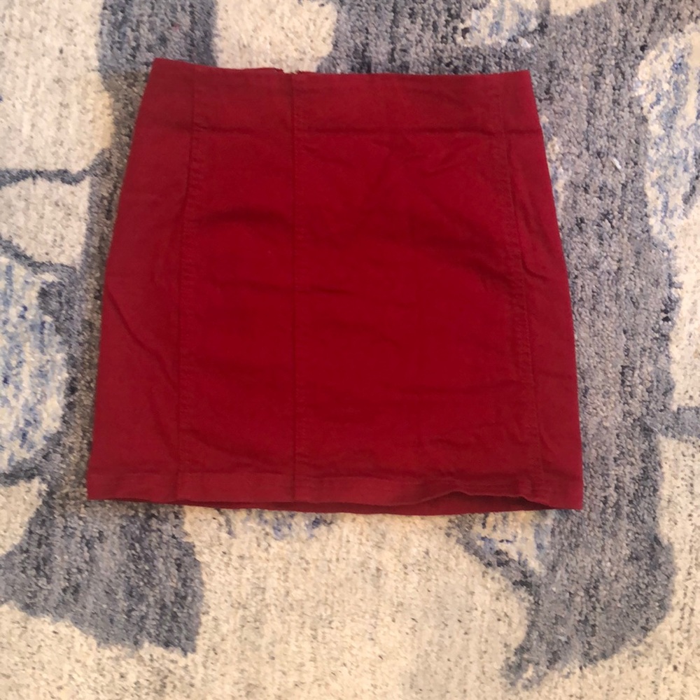 Girls Red Skirt